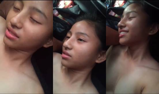 Videocrot senyum senyum keenakan ceweknya