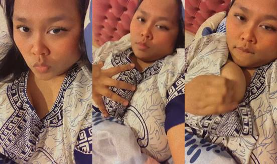 Bokep tobrut keluar susu sange sebelum tidur melayu